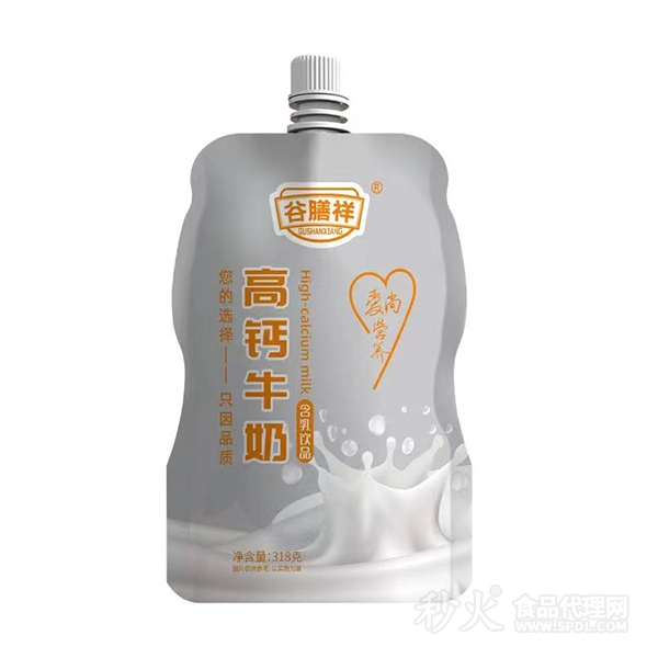 谷膳祥高钙牛奶含乳饮品318g