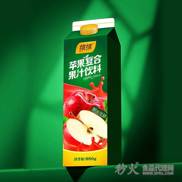 维维苹果复合果汁饮料980g