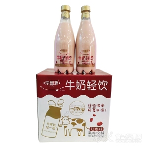 京智源牛奶轻饮红枣味1.25Lx6瓶