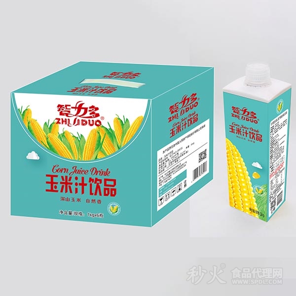 智力多玉米汁饮品1kgx6瓶