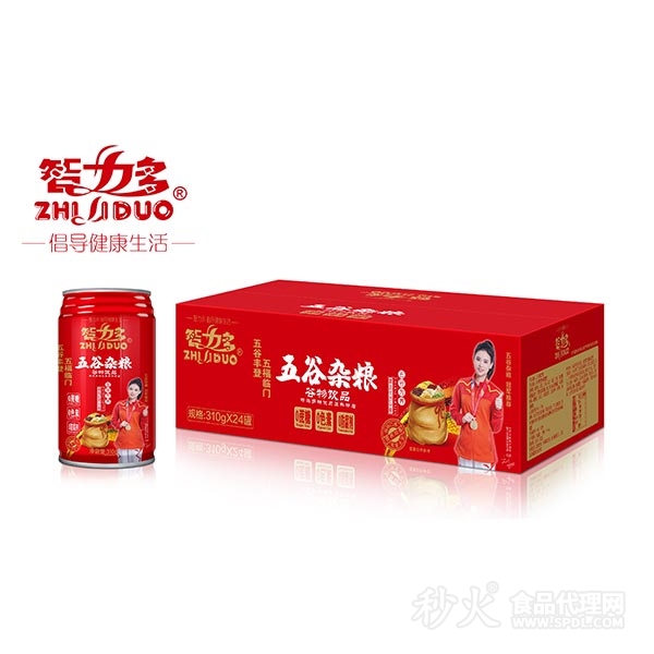 智力多五谷杂粮谷物饮品310gx24罐