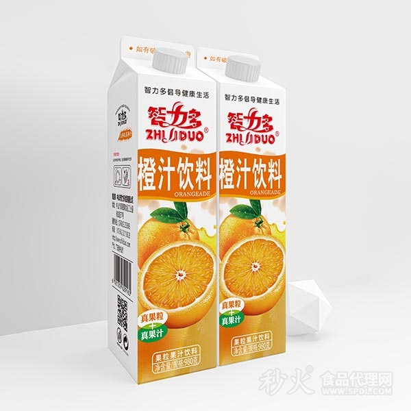 智力多橙汁饮料980g