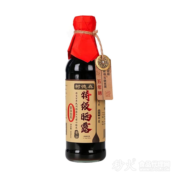 树德森特级晒露酱油500ml