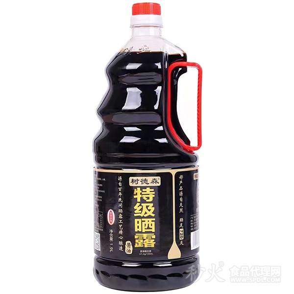 树德深特级晒露酱油1.9L