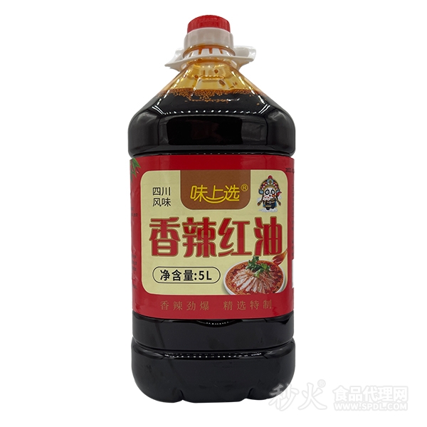 味上选香辣红油5L