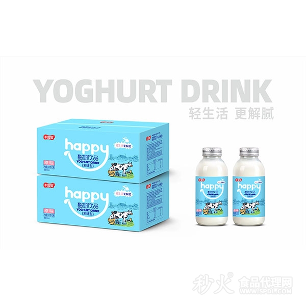 牛加加发酵型酸奶饮品原味320gx15瓶