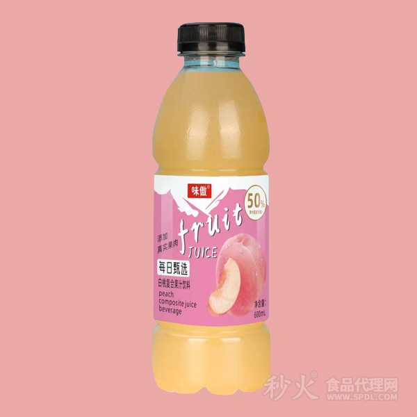 味傲每日甄选白桃复合果汁饮料600ml