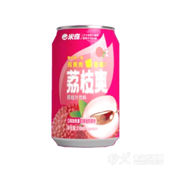 米奇荔枝爽荔枝汁飲料310ml