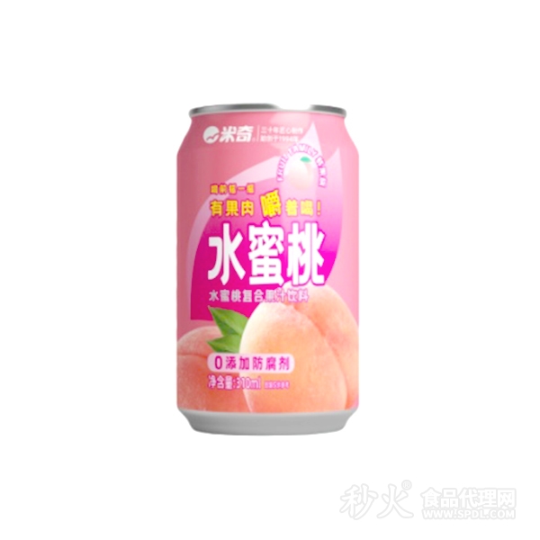 米奇水蜜桃复合果汁饮料310ml
