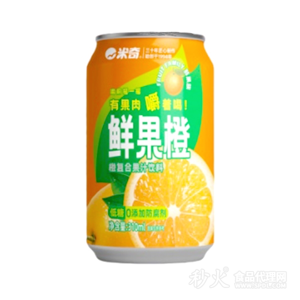 米奇鲜果橙复合果汁饮料310ml