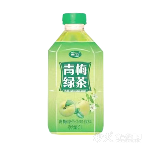 通飞青梅绿茶茶味饮料1L