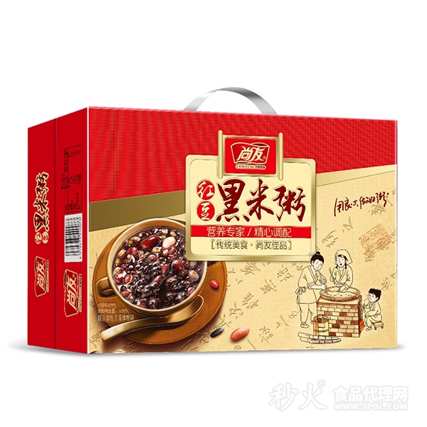 尚友红豆黑米粥320gx10罐