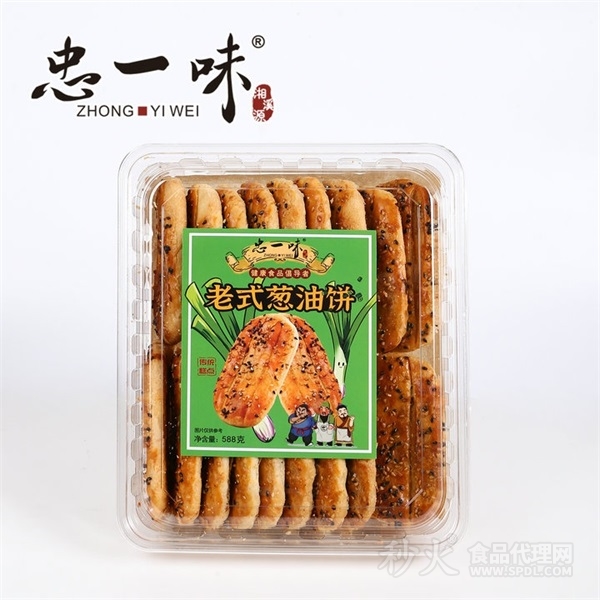 忠一味老式葱油饼588g