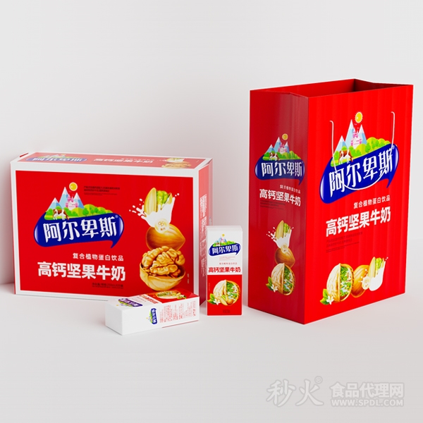 阿尔卑斯高钙坚果牛奶饮品礼盒