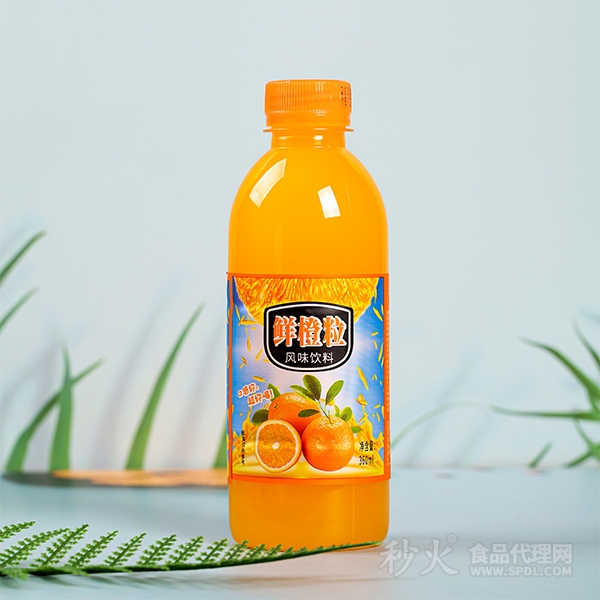 鲜橙粒风味饮料360ml