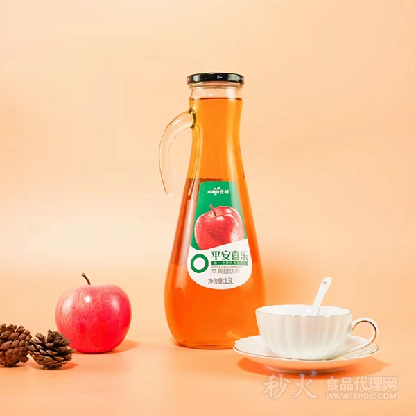 世峰平安喜乐苹果醋饮料1.5L