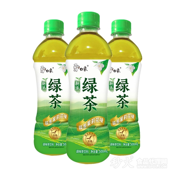 白象新派绿茶蜂蜜茉莉花味500ml