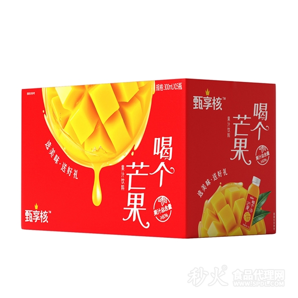 甄享核喝个芒果汁饮料300mlx15瓶