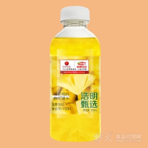 浩明甄選菠蘿果粒復合果汁飲料500ml