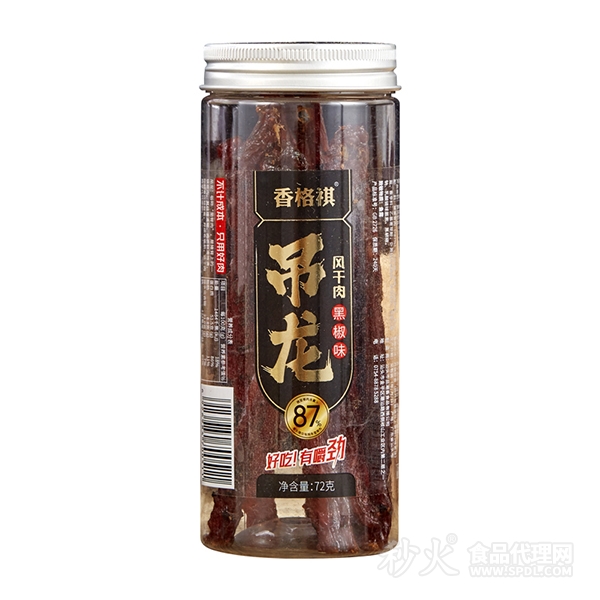 香格祺吊龙风干肉黑椒味72g