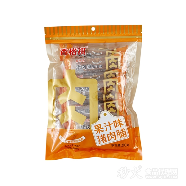 香格祺果汁味猪肉脯200g