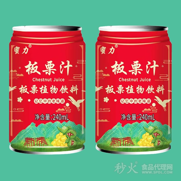 蜜力板栗汁板栗植物饮料240ml