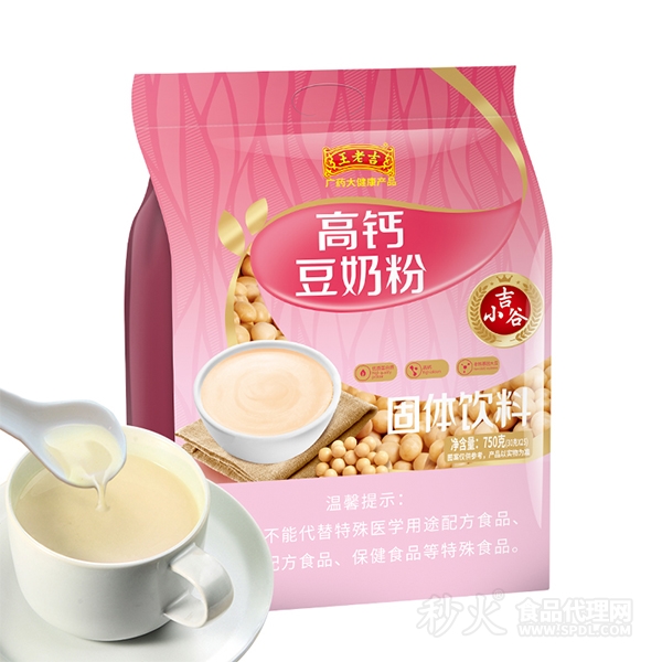 王老吉高钙豆奶粉750g