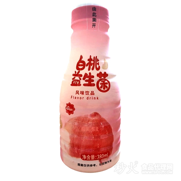 白桃益生菌风味饮品380ml