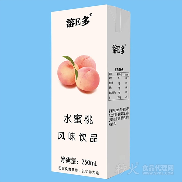 溶E多水蜜桃风味饮品250ml