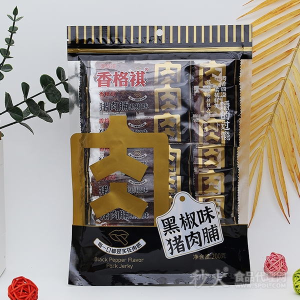 香格祺黑椒味猪肉脯200g