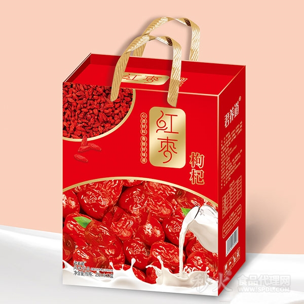 君养道红枣枸杞风味饮品250mlx12盒