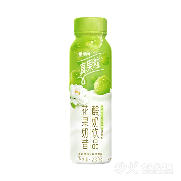 真果粒花果奶昔茉莉青提味酸奶飲品230g