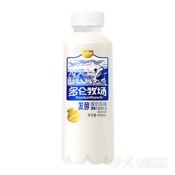 多仑牧场发酵酸奶风味原味乳酸菌饮品450ml