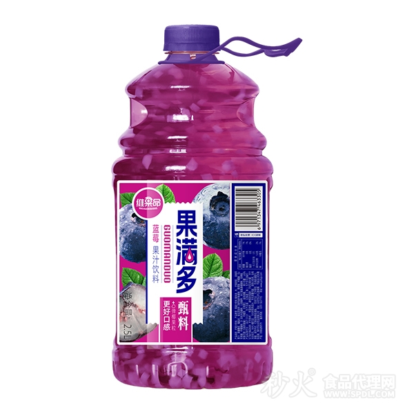维果命果满多蓝莓果汁饮料2.5L
