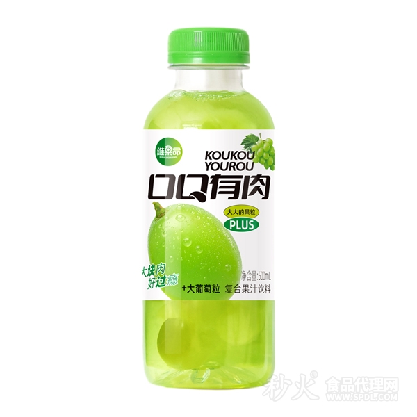 维果命口口有肉葡萄粒复合果汁饮料500ml