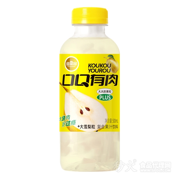 维果命口口有肉雪梨粒复合果汁饮料500ml