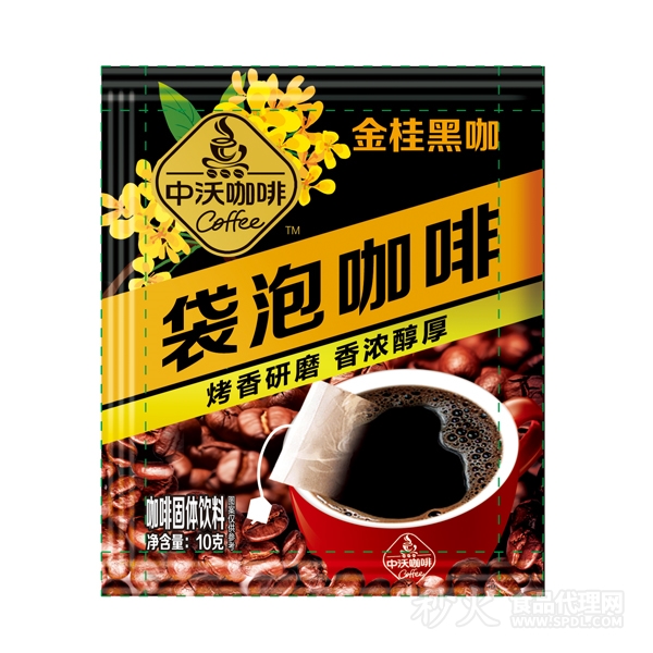 中沃咖啡金桂黑咖10g