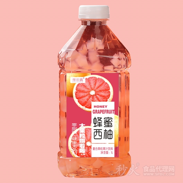 豫浪鑫蜂蜜西柚复合果粒果汁饮料1L