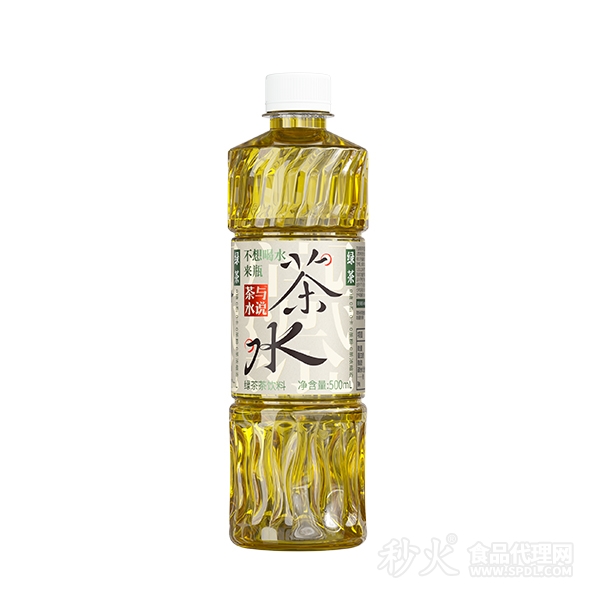 茶与水说绿茶茶饮料500ml