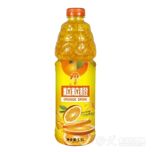 忆那年粒粒橙风味饮料1.5L