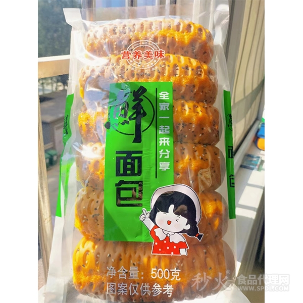 鲜面包500g