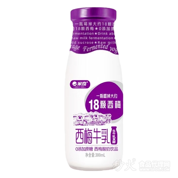 米奇西梅酸奶饮品300ml