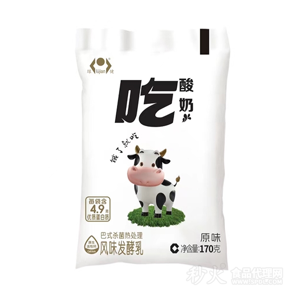 绿健吃酸奶原味170g