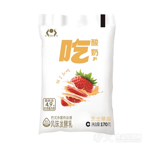 绿健吃酸奶芝士草莓味170g