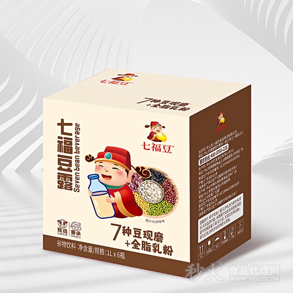 七福豆七福豆露谷物饮料1Lx6瓶