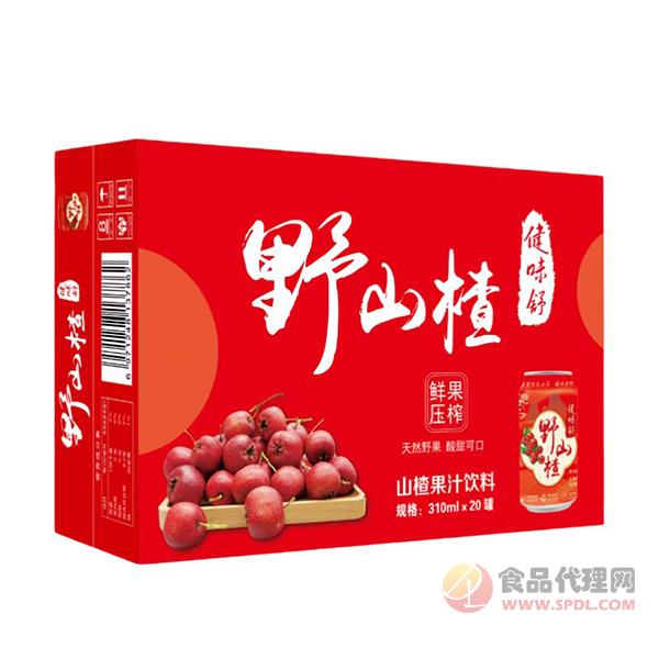 健味舒山楂汁饮料310mlx20罐