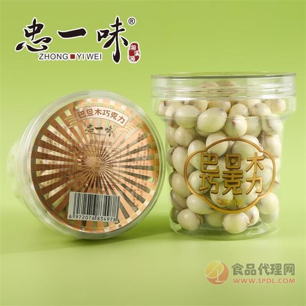 忠一味巴旦木巧克力300g