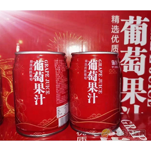 蒲汁葡萄果汁饮料248ml