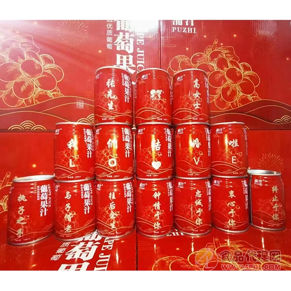 蒲汁葡萄果汁饮料248ml