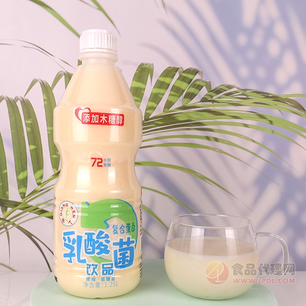 强人大果园乳酸菌饮品1.25L